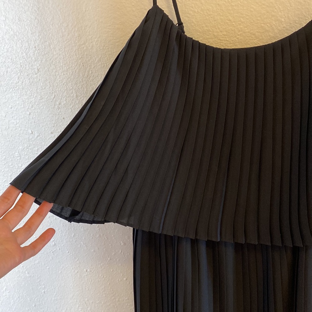 Black flapper style dress